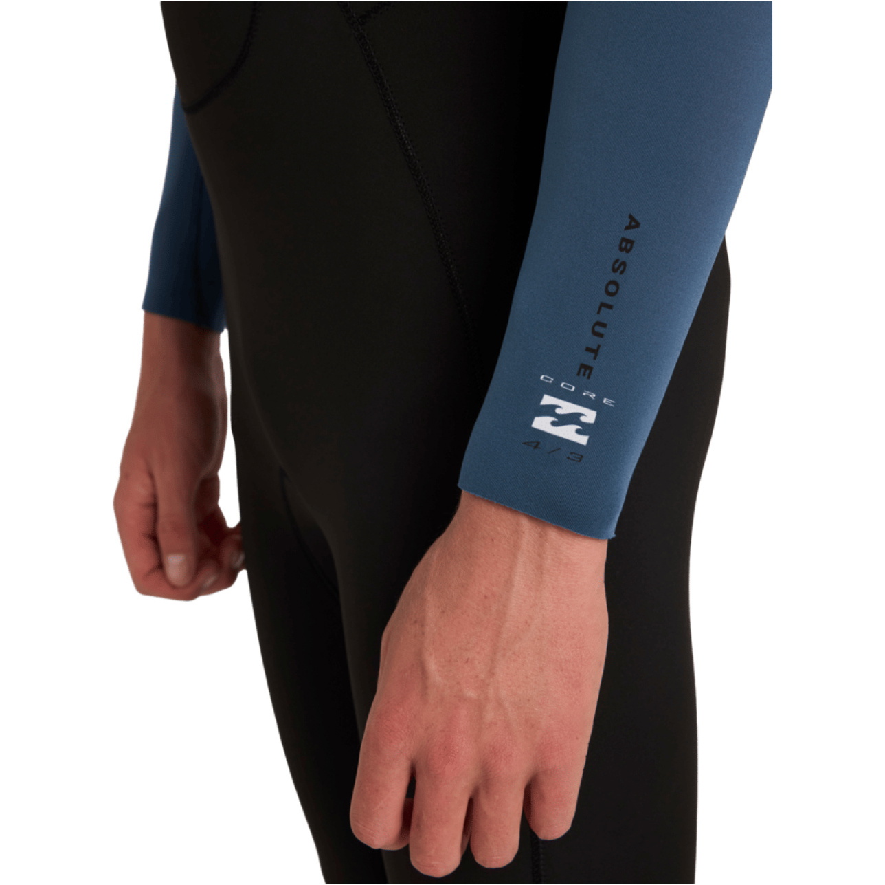 2026 Billabong Mens Absolute Core 4/3mm Chest Zip Wetsuit ABYW100294 - Dark Denim